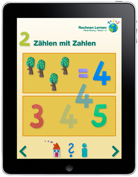 Lernsoftware für Kinder, Lernspiele, Apps für iPad und Android Tablets